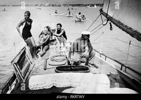Viareggio, Toscane, Italie 1930 Banque D'Images