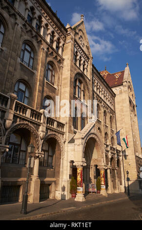 Les Archives nationales de Hongrie, Budapest, Hongrie. Banque D'Images