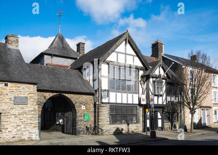 Owain Glyndŵr's Parliament House, Machynlleth, Powys,Mach,county,Milieu,Pays de Galles,Welsh,UK,GO, Banque D'Images