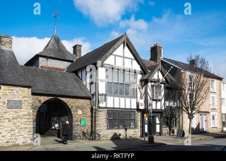 Owain Glyndŵr's Parliament House, Machynlleth, Powys,Mach,county,Milieu,Pays de Galles,Welsh,UK,GO, Banque D'Images