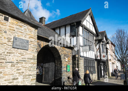 Owain Glyndŵr's Parliament House, Machynlleth, Powys,Mach,county,Milieu,Pays de Galles,Welsh,UK,GO, Banque D'Images