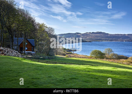 LOCH MELFORT HOTEL, ARDUAINE, Oban, Argyll, SCOTLAND, 2 mai 2018. Voir tôt le matin du Loch Melfort Hotel Banque D'Images