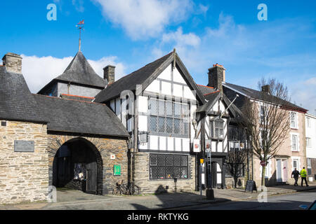 Owain Glyndŵr's Parliament House, Machynlleth, Powys,Mach,county,Milieu,Pays de Galles,Welsh,UK,GO, Banque D'Images