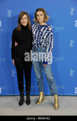 Berlin, Allemagne. 12 Février, 2019. Festival du Film de Berlin. Photocall du film Les Souvenire. Sur la photo : Honneur Swinton Byrne, Joanna Hogg : Crédit Photo Agency indépendante/Alamy Live News Banque D'Images