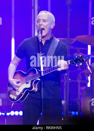 Glasgow, Royaume-Uni. Feb 11, 2019. Tears For Fears - Règle le Tour du monde, jouant l'Hydro Arena. Crédit : Colin Fisher/Alamy Live News Banque D'Images