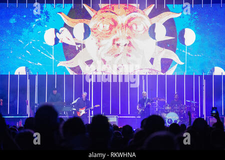 Glasgow, Royaume-Uni. Feb 11, 2019. Tears For Fears - Règle le Tour du monde, jouant l'Hydro Arena. Crédit : Colin Fisher/Alamy Live News Banque D'Images