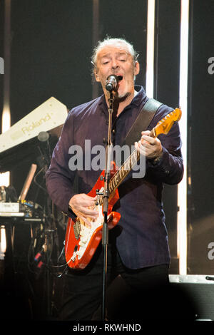 Glasgow, Royaume-Uni. Feb 11, 2019. Tears For Fears - Règle le Tour du monde, jouant l'Hydro Arena. Crédit : Colin Fisher/Alamy Live News Banque D'Images