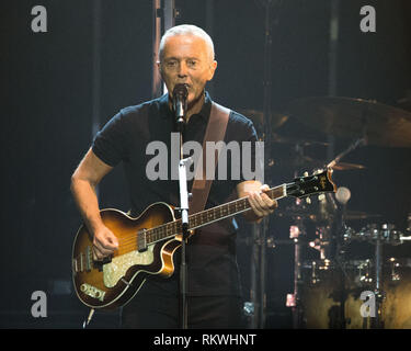 Glasgow, Royaume-Uni. Feb 11, 2019. Tears For Fears - Règle le Tour du monde, jouant l'Hydro Arena. Crédit : Colin Fisher/Alamy Live News Banque D'Images