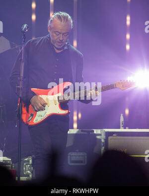 Glasgow, Royaume-Uni. Feb 11, 2019. Tears For Fears - Règle le Tour du monde, jouant l'Hydro Arena. Crédit : Colin Fisher/Alamy Live News Banque D'Images