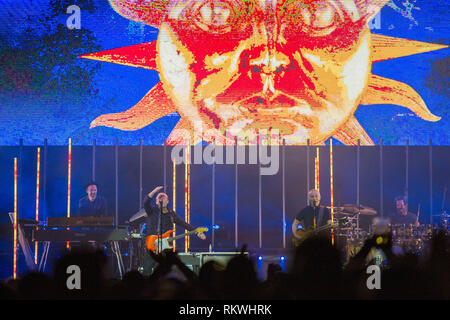 Glasgow, Royaume-Uni. Feb 11, 2019. Tears For Fears - Règle le Tour du monde, jouant l'Hydro Arena. Crédit : Colin Fisher/Alamy Live News Banque D'Images