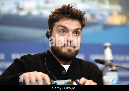 Berlin, Allemagne. 12 Février, 2019. Tom Burke au cours de la 'Le Souvenir' conférence de presse à la 69e Festival International du Film de Berlin/Berlinale 2019 à l'hôtel Grand Hyatt le 12 février 2019 à Berlin, Allemagne. Credit : Geisler-Fotopress GmbH/Alamy Live News Banque D'Images