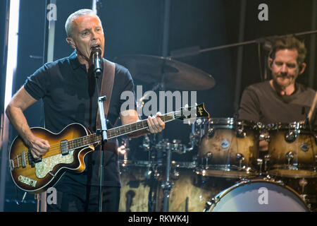 Glasgow, Ecosse, Royaume-Uni. 11e 2019 Ferry. Tears For Fears 0 Roland Orzabal et Curt Smith jouer leur spectacle reportée à la SSE Hydro, Glasgow Grande, au Royaume-Uni. Crédit : Stuart Westwood/Alamy Live News Banque D'Images