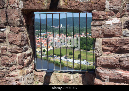 Les ruines de la forteresse / Wertheim, Bade-Wurtemberg, Allemagne, Europa Banque D'Images