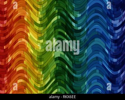 Vector tuiles de couleurs Illustration de Vecteur