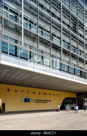 Brüssel, Europaviertel, Commission européenne, Berlaymont-Gebäude 1963 bis 1967 erbaute Das dans Berlaymont-Gebäude Brüssel ist der Sitz der Europäisch Banque D'Images
