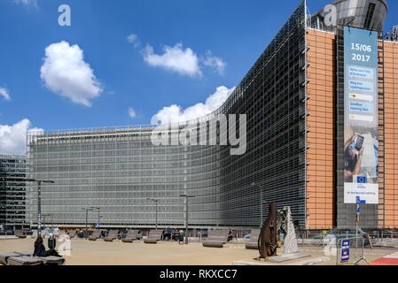 Brüssel, Europaviertel, Commission européenne, Berlaymont-Gebäude 1963 bis 1967 erbaute Das dans Berlaymont-Gebäude Brüssel ist der Sitz der Europäisch Banque D'Images