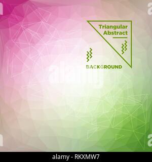 Arrière-plan polygonal triangulaire Illustration de Vecteur