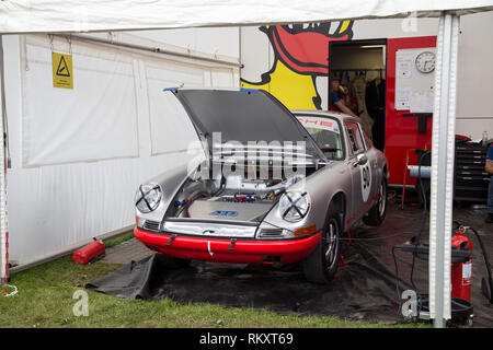 Porsche 911 au Grand Prix historique à Copenhague, Danemark Banque D'Images