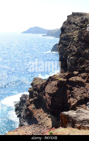 Ponta de Sao Lourenço péninsule dans l'île de Madère, Portugal Banque D'Images