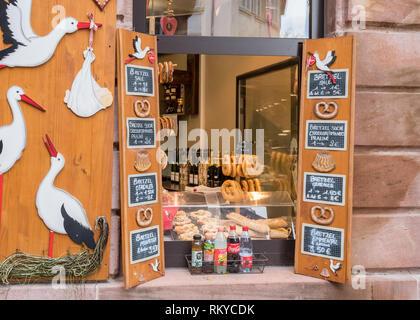(Bretzels Bretzels) à vendre à Colmar, Alsace, France, Europe Banque D'Images