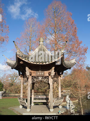 La pagode à RHS Wisley Garden, Surrey Banque D'Images