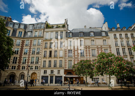 Place Dauphine à Paris Banque D'Images