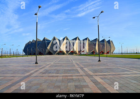 12-02-2019.Baku.L'Azerbaïdjan Baku Crystal Hall.un concert,sports et complexe construit pour la tenue de manifestations culturelles internationales a été construit sur le drapeau Banque D'Images