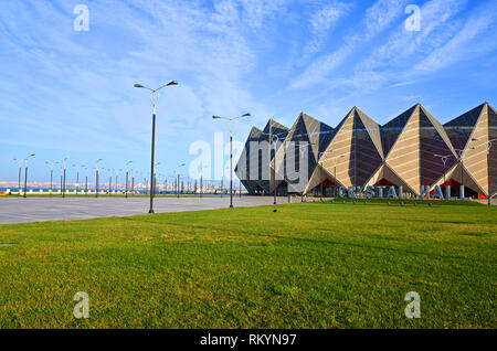 12-02-2019.Baku.L'Azerbaïdjan Baku Crystal Hall.un concert,sports et complexe construit pour la tenue de manifestations culturelles internationales a été construit sur le drapeau Banque D'Images