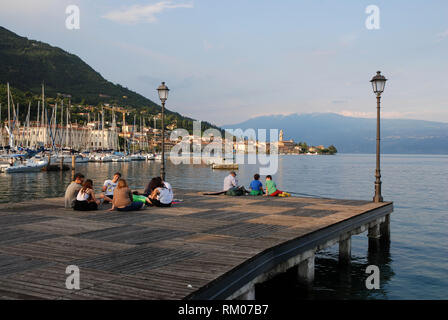 La vie à salò sur le lac de garde Italie 2019 Banque D'Images