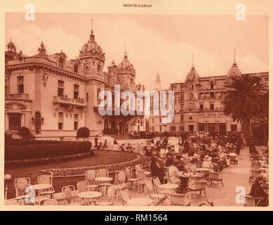 "Le Casino et l'Hôtel de Paris, Monte Carlo, 1930. Créateur : Inconnu. Banque D'Images