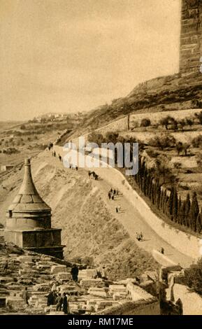 "Jérusalem - Tombeau d'Absalom", c1918-c1939. Créateur : Inconnu. Banque D'Images