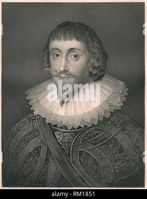 'John Powlett, Marquis de Winchester', (début-milieu du xixe siècle). Organisateur : H Robinson. Banque D'Images