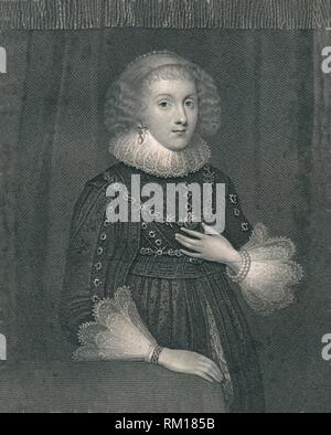 "Mary Sidney, comtesse de Pembroke', (début du 19e siècle). Créateur : Thomas William Fry. Banque D'Images