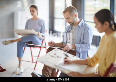 Apprendre à faire des croquis Banque D'Images