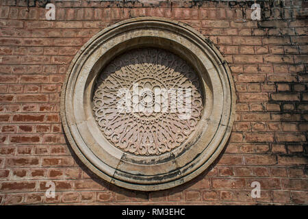 La conception circulaire de Baroda Museum et galerie photo, Gujarat, Inde, Asie Banque D'Images