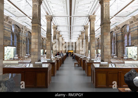 Le prix des minéraux au Natural History Museum, London, UK Banque D'Images