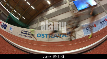 Ostrava, République tchèque. 12 Février, 2019. L'intérieur de la République tchèque, Gala de l'EAA Réunion d'athlétisme d'Ostrava, République tchèque, le 12 février 2019. Crédit : Petr Sznapka/CTK Photo/Alamy Live News Banque D'Images