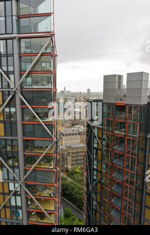 Avis de la Neo Bankside le développement de la plate-forme d'observation de l'interrupteur de la Tate Modern House, Londres, Royaume-Uni Banque D'Images