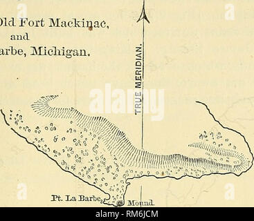 . Rapport annuel du Conseil d'administration de la Smithsonian Institution. Smithsonian Institution, Smithsonian Institution. Archives ; découvertes de la science. BUILDEES PLATYCNEMISM-tumulus et au Michigan. 381 race indienne avait fréquenté ces rives, l'homme a jusqu'ici takefi sa demeure ; la preuve de ce qui a été observé dans l'habitude des monticules. forage. 8 JMoTuads Macls à Old Foxt;lq,aC, aud Pt. La Barlae, nMicliigan.. y Et. Saint Ignace. ^. XalBarbe ^ t, 'S'' a i t de JF un c to *. Veuillez noter que ces images sont extraites de la page numérisée des images qui peuvent avoir été retouchées numériquement pour plus de lisibilité - colorat Banque D'Images