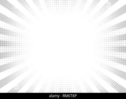 Demi-teinte gris Abstract background rayons vectoriels EPS10. Illustration de Vecteur