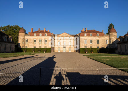 Broc, France. Le Château de Parentignat, un château en Auvergne, centre de la France Banque D'Images