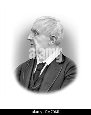 Anton Bruckner, organiste compositeur autrichien 1824-1896 Banque D'Images