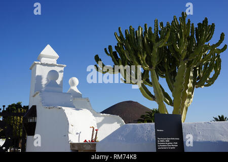 Eingangsbereich, Vulkanhaus, Fundación César Manrique, Vulkan und Architektur, musée, Tahiche, Lanzarote, Kanarische Inseln, Spanien Banque D'Images