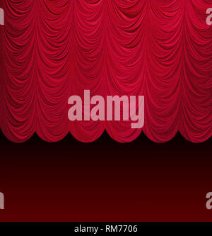Résumé fond texturé rideau rouge Banque D'Images