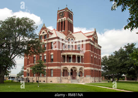 Lee County Courthouse - Giddings, Texas Banque D'Images