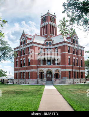 Lee County Courthouse - Giddings, Texas Banque D'Images