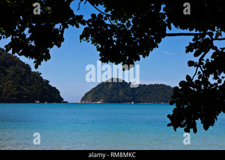 KO SURIN île thaïlandaise dans le parc national de Mu Koh Surin - Thaïlande Banque D'Images