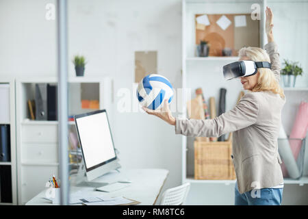 Volley-ball VR Banque D'Images