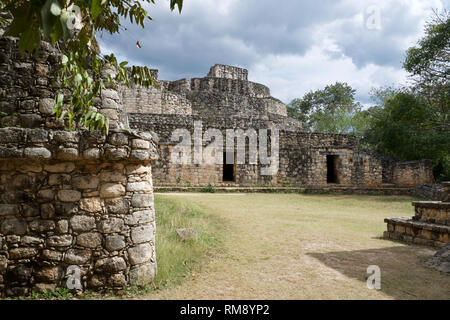 Ek' Balam ruines de ville maya dans le Yucatan, Mexique Banque D'Images