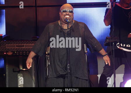 Chanteur, auteur-compositeur, rappeur, producteur et acteur Cee Lo Green est montré sur scène pendant un concert en direct de l'apparence. Banque D'Images